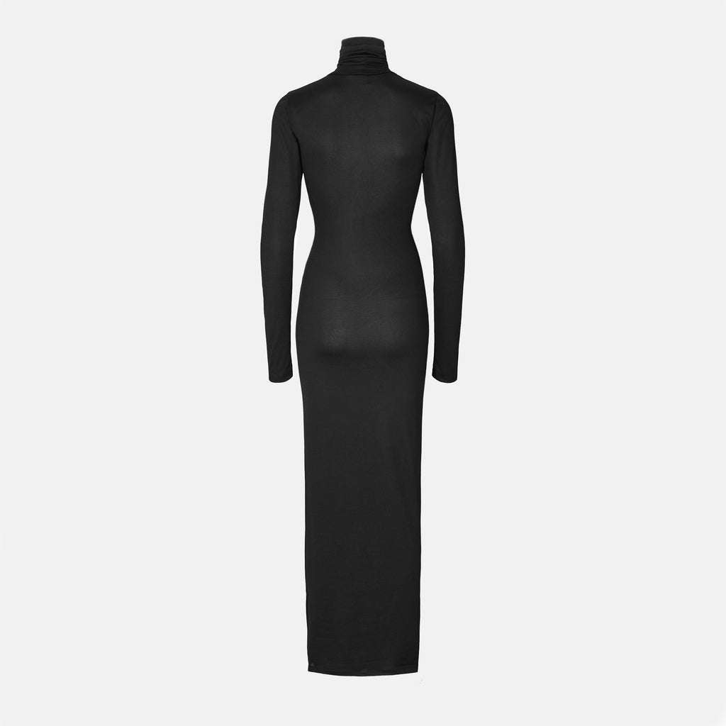 OW Collection HALO Sheer Dress Dress 002 - Black Caviar