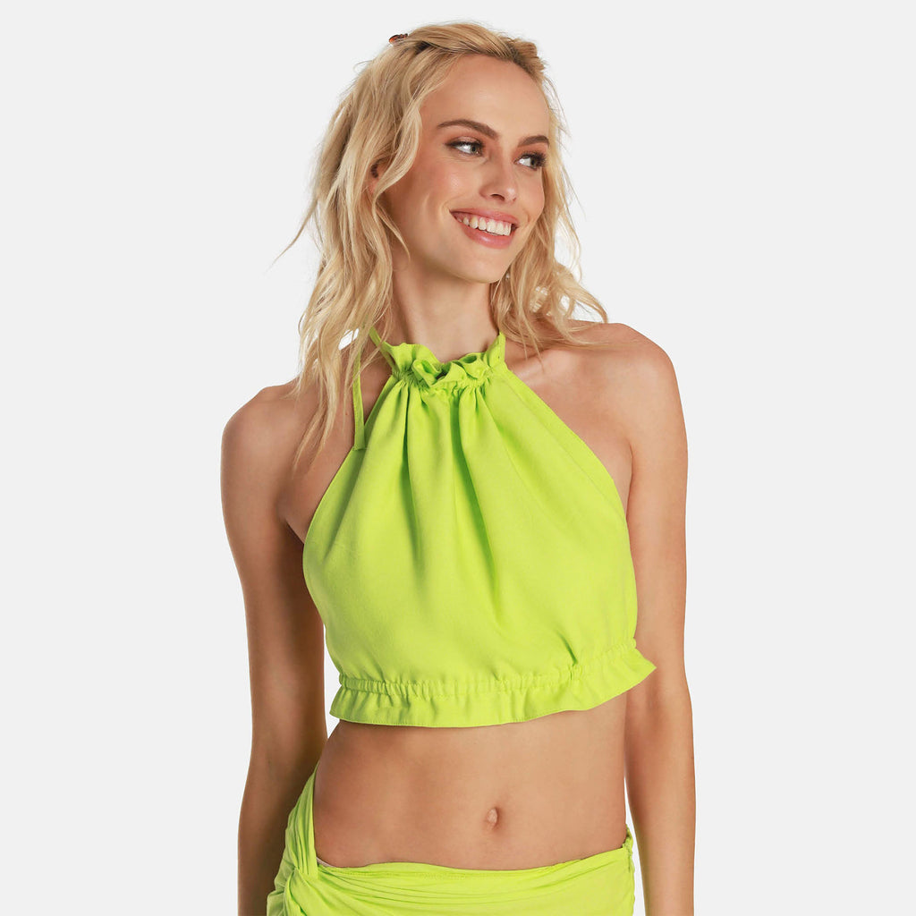 OW Collection ISLA Top Top 050 - Green