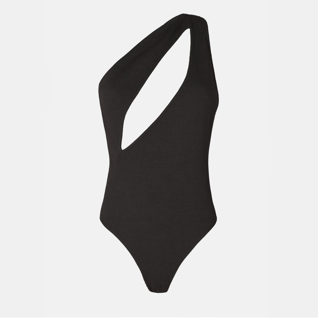 OW Collection NADINE Bodysuit Bodysuit 002 - Black Caviar